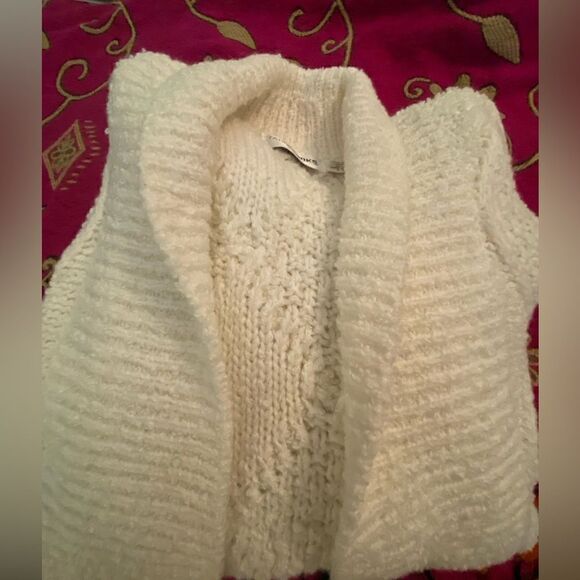 Sweater heavy long coat like warm great condition cozy warm cream - Picture 4 of 11